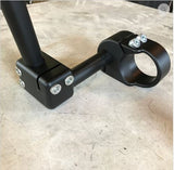 Cock's Adjustable Clip Ons Black Finish