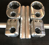 Cock's Adjustable Clip Ons Raw Finish