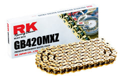 RK Racing Heavy-Duty GB420MXZ Pitch Motorcycle Chain - Tacticalmindz.com