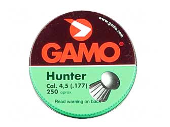Gamo 250 Hunter Pellets Round Nose 177cal
