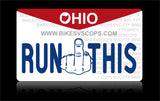 Bikes vs Cops License Plate: Ohio - Tacticalmindz.com