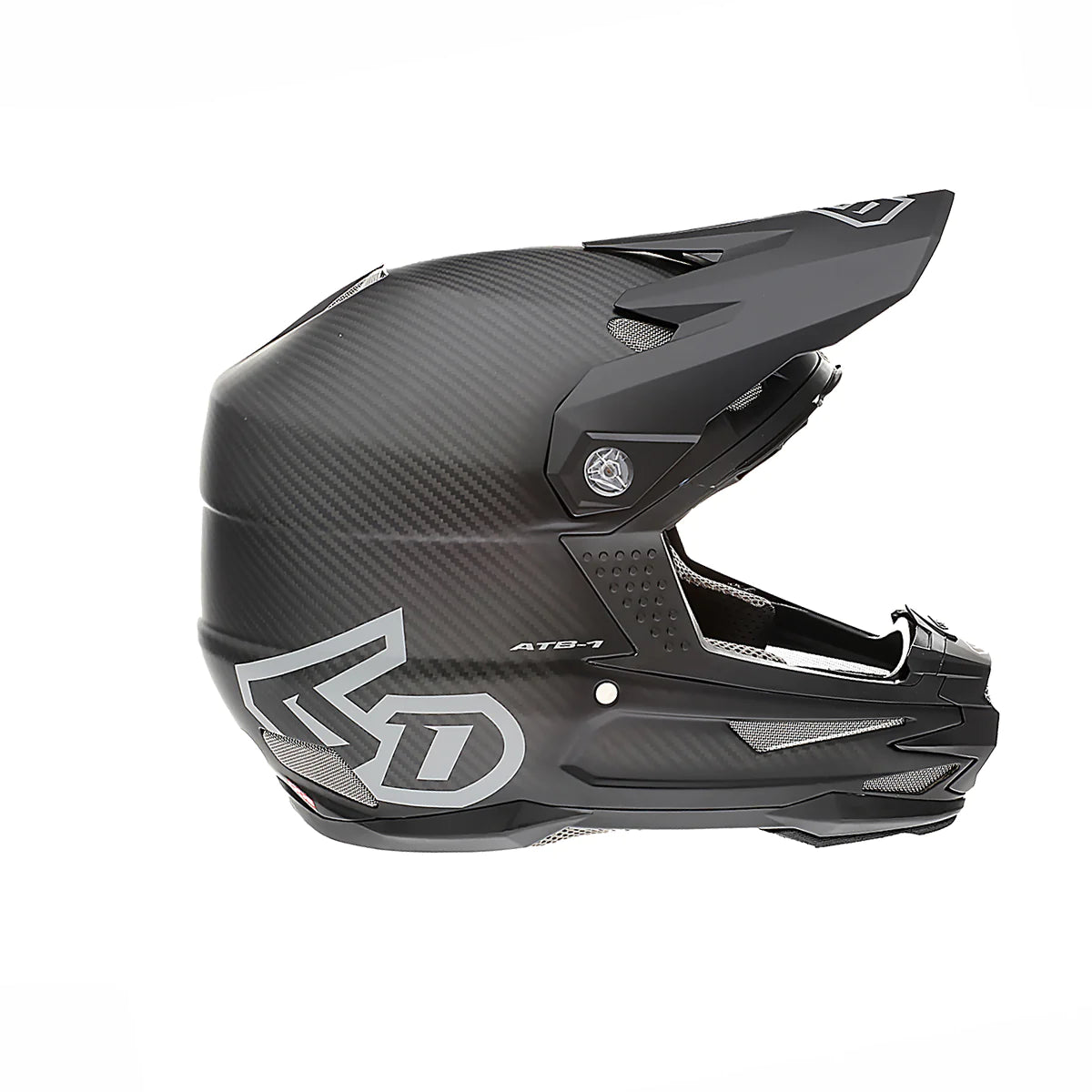 6d carbon helmet bike ATR-3 Solid Gloss Black/Carbon BFD Moto 3 was engineered to provide superior energy management capabilities 6D ATR-3Y Helmet - Blue