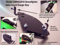 Damage Control Parts Honda F4i Gauge Stay