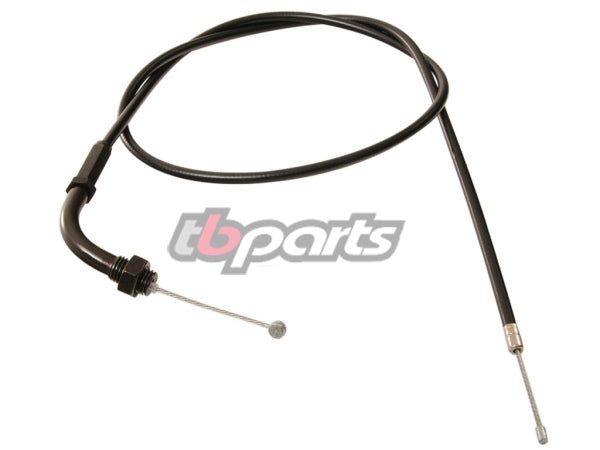TBparts CRF70 Throttle Cable for 20mm Carb, 90 Degree Bend