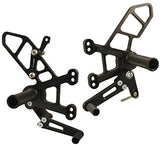 Woodcraft ZX10 2011+ Complete Rearset Kit (Standard Shift): Kawasaki - Tacticalmindz.com