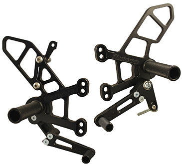 Woodcraft ZX10 2011+ Complete Rearset Kit (Standard Shift): Kawasaki