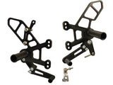 Woodcraft ZX10 2011+ Complete Rearset Kit (GP Shift) Uses OEM Shift Rod: Kawasaki - Tacticalmindz.com