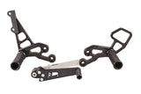 Woodcraft GSXR 600/750 2006-2010 Rearset Kit  W/Shift Pedal Black: Suzuki - Tacticalmindz.com