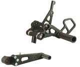 Woodcraft GSXR 1000 2009-2014 Rearset Kit / GSXR 600/750 2011-2014 w/ Shifter Black: Suzuki - Tacticalmindz.com