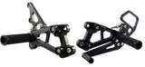 Woodcraft CBR600RR '07+ Rearsets W/Shifter Black: Honda - Tacticalmindz.com