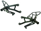 Woodcraft R1 2007+ Std Shift Complete Rearset Kit W/Shift & Brake Pedals Black: Yamaha