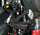 Woodcraft 675 2006-2012 GP Shift Complete Rearset Kit W/Shift & Brake Pedals Black: Triumph - Tacticalmindz.com