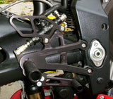 Woodcraft 675 2006-2012 GP Shift Complete Rearset Kit W/Shift & Brake Pedals Black: Triumph - Tacticalmindz.com