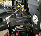 Woodcraft  675 2006-2012 Rearset Kit STD Shift Complete W/Shift & Brake Pedals Black: Triumph - Tacticalmindz.com