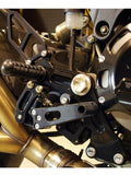 Woodcraft 696/796/1100 Monster 2009-2014 Complete Rearset Kit Black: Ducati - Tacticalmindz.com