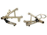 Woodcraft RS125 Full GP RearSet Silver: Aprilia