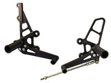Woodcraft SV650 2003-2011 - Complete Rearset Kit w/Shift & Brake Pedals: Suzuki