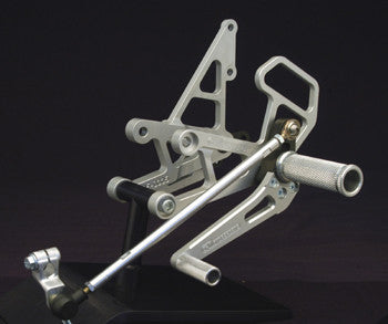 Woodcraft CBR1000RR '04-07 Complete Rearset Kit W/Shift & Brake Pedals: Honda