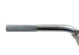 TBparts CRF70 Handlebar, Silver – 7/8th 6″ rise