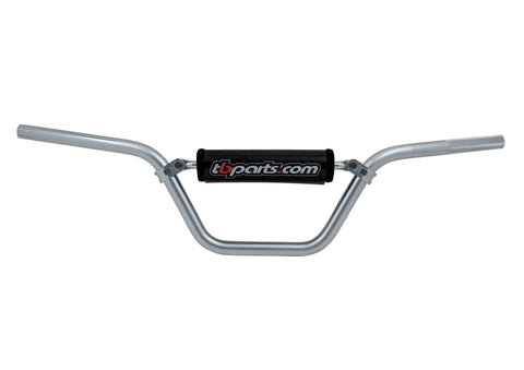 TBparts CRF70 Handlebar, Silver – 7/8th 6″ rise