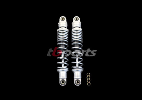 TBparts CRF50 Rear Shock Set – 330mm Chrome