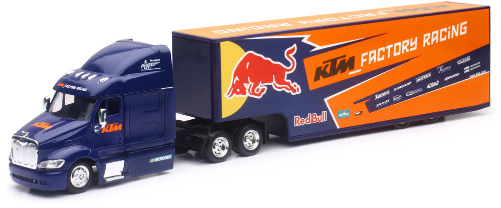 New-Ray Replica 1:43 Semi Truck 17 Red Bull Ktm Race Truck