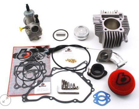 TBparts - TBW9031 - 165CC BIG BORE KIT & 28MM CARB FOR KLX110 KLX110L DRZ110