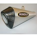 Hindle Honda Grom 14-18 Evo Megaphone System Satin SS w/ Carbon Tip
