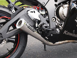 ZX-10R '11-'12 - Brock's Slip-On System Single Short Megaphone - Tacticalmindz.com