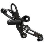 Woodcraft Z125 17-18 Rearset Standard Shift Black