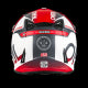 O'Neal 5 Series Blocker Helmet White/Gray/Red - Tacticalmindz.com