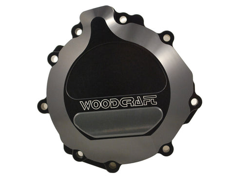 Woodcraft ZX6R 2007+ LHS Stator Cover Assbly Black: Kawasaki