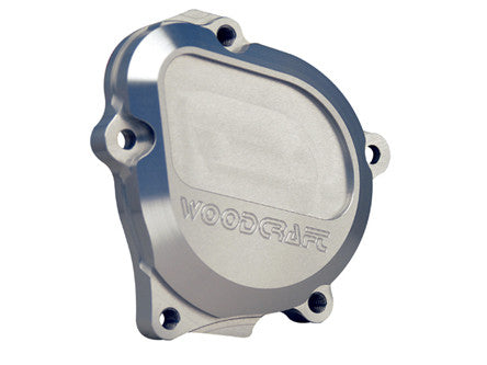 Woodcraft GSXR600 1997-2005: GSXR750 1996-2005: GSXR1000 2001-2008 RHS Starter Idle Gear Cover Assembly Clear Anodized. W/Gasket-no skid plate: Suzuki