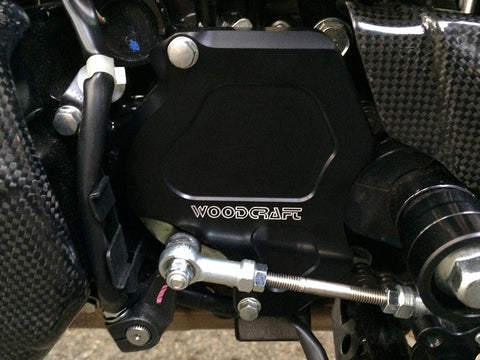 Woodcraft GROM Sprocket Cover Assembly Black: Honda