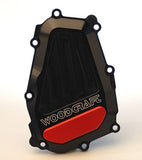 Woodcraft R1 1998-2003 RHS Ignition Trigger Cover Assembly Black: Yamaha