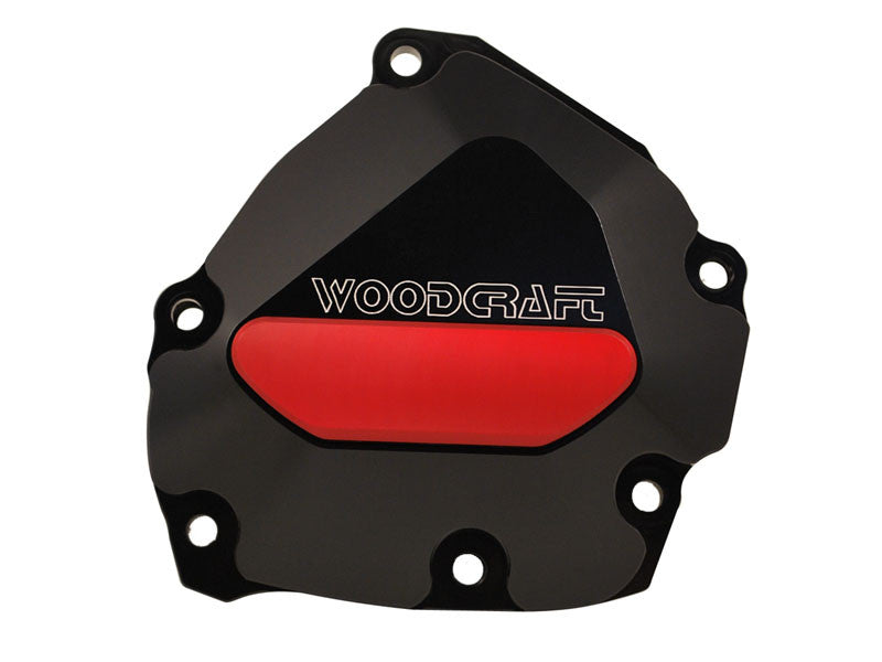 Woodcraft R1 2009+ RHS Oil Pump/ Ignition Trigger Cover Assembly Black: Yamaha