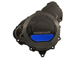 Woodcraft 675 Daytona 2013-2014 LHS Stator Cover Black Anodized: Triumph - Tacticalmindz.com