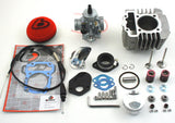 TBparts CRF110 132cc Big Bore Kit, 26mm Mikuni VM26 Carb Kit, & Big Valve Kit