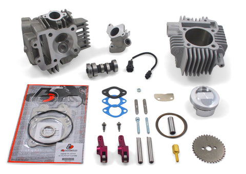 TBparts Z125 178cc Bore Kit, Race Head V2, and Intake Manifold Kit