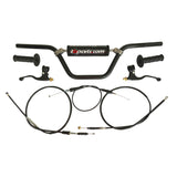 TBparts KLX110 Handlebar Kit, Black – All KLX110 L Models