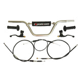 TBparts KLX110 Handlebar Kit, Silver – All KLX110 L Models