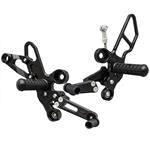 Woodcraft Z125 17-18 Rearset Standard Shift Black