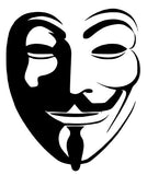 Anonymous Face Decal / Sticker - Tacticalmindz.com