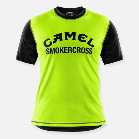 Webig Camel Smokercross Bike Jersey Day Glow Yellow