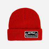 Webig Camel Smokercross Black Patch Beanie