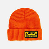 Webig Camel Smokercross Yellow Patch Beanie