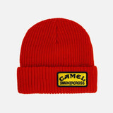 Webig Camel Smokercross Yellow Patch Beanie