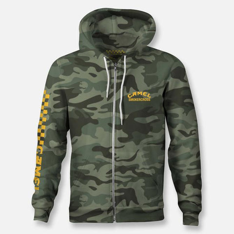 Webig Camo Zip Hoodies