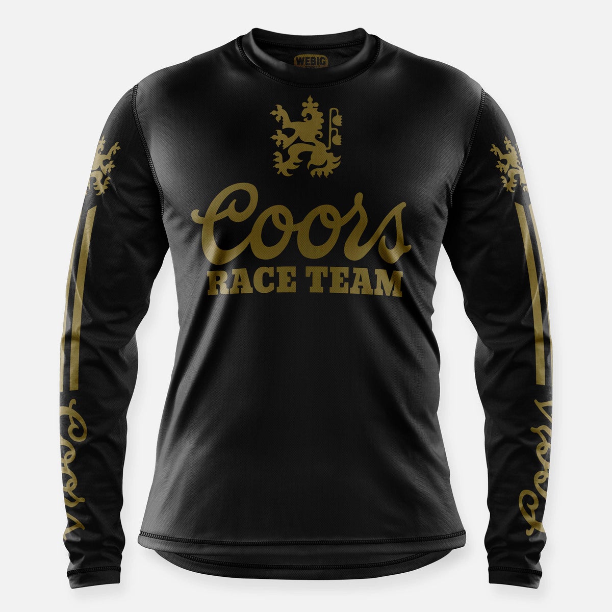 Black/Gold Honeycomb MTB Jersey