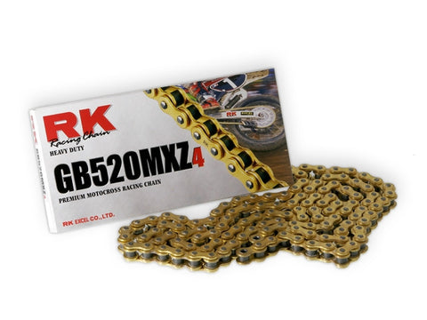 RK Racing GB520MXZ4 Pitch Motorcycle Chain